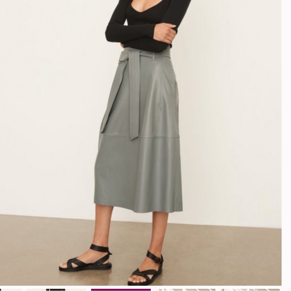 Vince leather skirt - Picture 3 of 11
